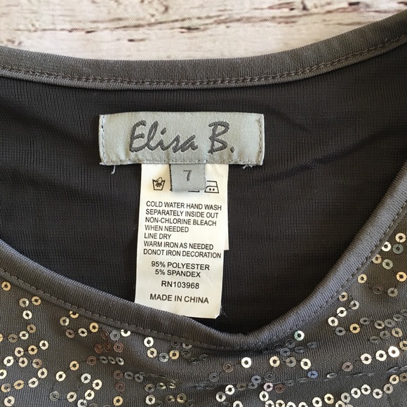 Elisa B. Sequin Dress - Picture 3 of 5